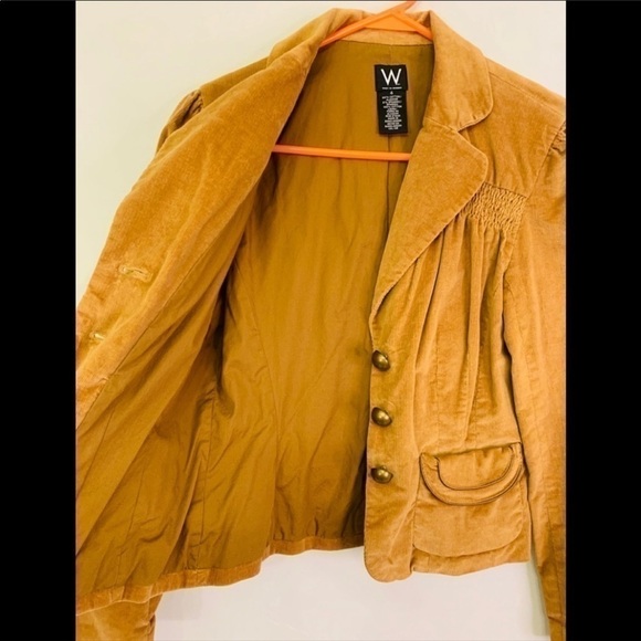 Vintage Golden 3-Button Worked-to-Weekend Jacket: Size 4 80s Style. - Picture 7 of 8